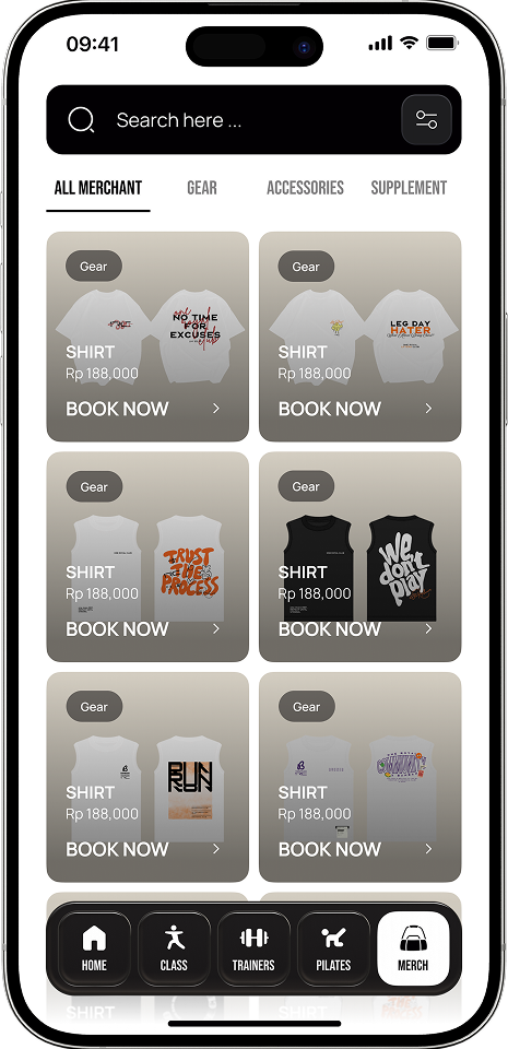 One Royal Club mockup screen 5