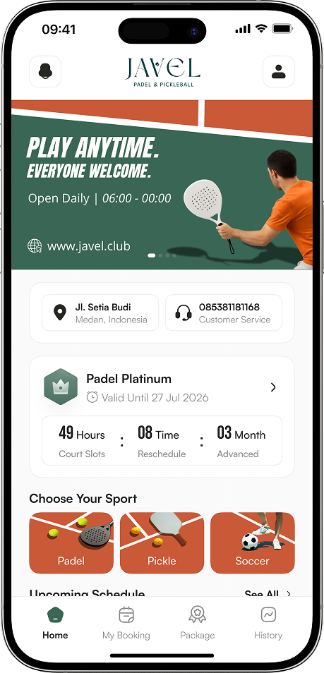 Javel mockup screen 1