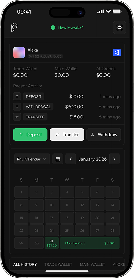 PolyGent mockup screen 1